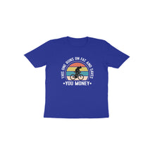 Load image into Gallery viewer, This one runs on fat cycle - Toddlers unisex half sleeve round neck T-shirt
