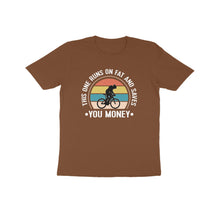 Load image into Gallery viewer, This one runs on fat cycle - Kids unisex half sleeve round neck T-shirt
