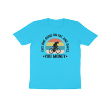 Load image into Gallery viewer, This one runs on fat - Kids unisex half sleeve round neck T-shirt
