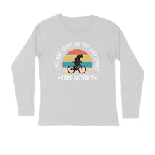 Load image into Gallery viewer, This one runs on fat - Men&#39;s full sleeve round neck T-shirt
