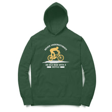 Load image into Gallery viewer, Never underestimate an old man with a cycle - Unisex Hoodie
