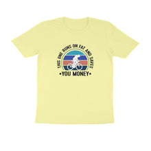 Load image into Gallery viewer, This one runs on fat - Cyclist - Men&#39;s half sleeve round neck T-shirt
