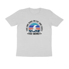 Load image into Gallery viewer, This one runs on fat - Cyclist - Men&#39;s half sleeve round neck T-shirt
