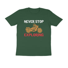 Load image into Gallery viewer, Never stop exploring - Men&#39;s Half sleeve round neck T-Shirt
