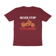 Load image into Gallery viewer, Never stop exploring - Men&#39;s Half sleeve round neck T-Shirt
