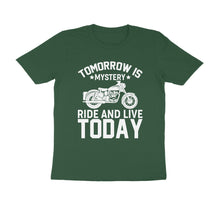 Load image into Gallery viewer, Tomorrow is mystery ride and live today - Men&#39;s Half sleeve round neck T-Shirt
