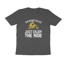 Load image into Gallery viewer, The secret of life just enjoy the ride - Men&#39;s Half sleeve round neck T-Shirt
