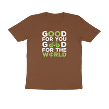 Load image into Gallery viewer, Good for you good for the world - Men&#39;s Half sleeve round neck T-Shirt

