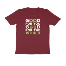 Load image into Gallery viewer, Good for you good for the world - Men&#39;s Half sleeve round neck T-Shirt
