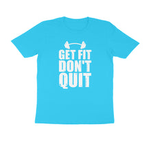 Load image into Gallery viewer, Get fit don&#39;t quit - Men&#39;s Half sleeve round neck T-Shirt
