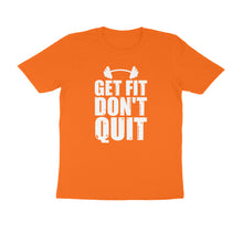 Load image into Gallery viewer, Get fit don&#39;t quit - Men&#39;s Half sleeve round neck T-Shirt
