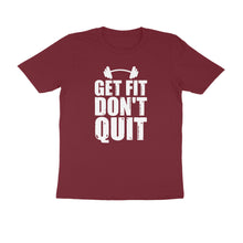 Load image into Gallery viewer, Get fit don&#39;t quit - Men&#39;s Half sleeve round neck T-Shirt
