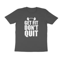 Load image into Gallery viewer, Get fit don&#39;t quit - Men&#39;s Half sleeve round neck T-Shirt
