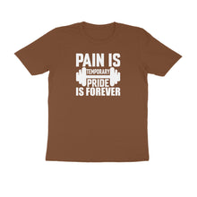 Load image into Gallery viewer, Pain is temporary pride is forever - Men&#39;s Half sleeve round neck T-Shirt
