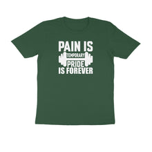Load image into Gallery viewer, Pain is temporary pride is forever - Men&#39;s Half sleeve round neck T-Shirt
