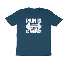 Load image into Gallery viewer, Pain is temporary pride is forever - Men&#39;s Half sleeve round neck T-Shirt
