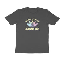 Load image into Gallery viewer, My life revolves around yoga - Men&#39;s Half sleeve round neck T-Shirt
