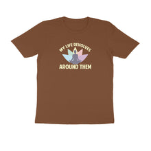 Load image into Gallery viewer, My life revolves around yoga - Men&#39;s Half sleeve round neck T-Shirt
