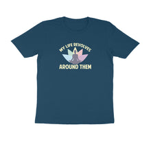 Load image into Gallery viewer, My life revolves around yoga - Men&#39;s Half sleeve round neck T-Shirt

