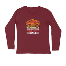 Load image into Gallery viewer, Proud to be a Biker - Men&#39;s full sleeve round neck T-shirt
