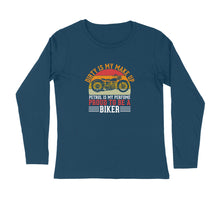 Load image into Gallery viewer, Proud to be a Biker - Men&#39;s full sleeve round neck T-shirt
