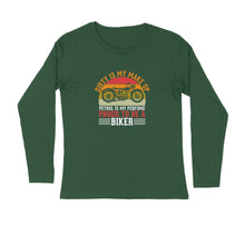 Load image into Gallery viewer, Proud to be a Biker - Men&#39;s full sleeve round neck T-shirt
