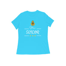 Load image into Gallery viewer, Mrs Sailor (crown) - Women&#39;s Half Sleeve Round Neck T-Shirt
