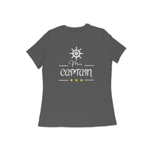 Load image into Gallery viewer, Mrs Captain - Women&#39;s Half Sleeve Round Neck T-Shirt
