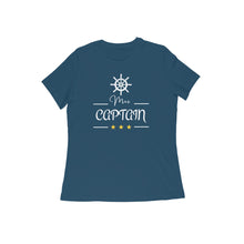 Load image into Gallery viewer, Mrs Captain - Women&#39;s Half Sleeve Round Neck T-Shirt
