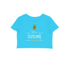 Load image into Gallery viewer, Mrs Sailor (crown) - Women&#39;s Crop Top
