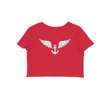 Load image into Gallery viewer, Winged anchor - Women&#39;s Crop Top
