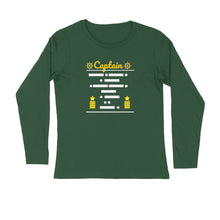 Load image into Gallery viewer, Captain Morse code - Men&#39;s full sleeve round neck T-shirt
