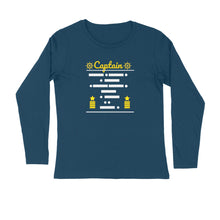 Load image into Gallery viewer, Captain Morse code - Men&#39;s full sleeve round neck T-shirt

