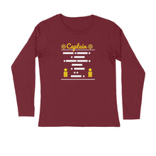 Load image into Gallery viewer, Captain Morse code - Men&#39;s full sleeve round neck T-shirt
