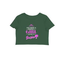 Load image into Gallery viewer, You want a perfect girl go buy a barbie - Women&#39;s Crop Top
