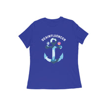 Load image into Gallery viewer, Sea Influencer - Women&#39;s Half Sleeve Round Neck T-shirt

