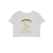 Load image into Gallery viewer, Hardwork Makes Skilled Marine Engineer - Women&#39;s Crop Top
