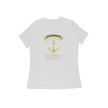 Load image into Gallery viewer, Hardwork Makes Skilled Mariner - Women&#39;s Half Sleeve Round Neck T-shirt
