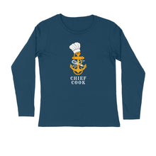 Load image into Gallery viewer, Chief Cook Logo - Full Sleeve Round Neck T-shirt
