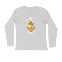 Load image into Gallery viewer, Chef Logo - Men&#39;s Full Sleeve Round Neck T-shirt
