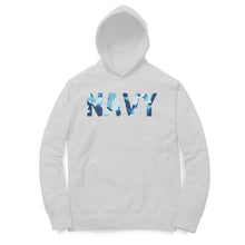 Load image into Gallery viewer, Navy Sea Camouflage - Unisex Hoodie
