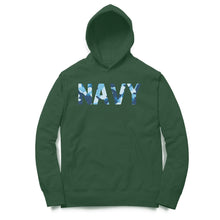 Load image into Gallery viewer, Navy Sea Camouflage - Unisex Hoodie
