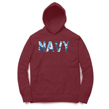 Load image into Gallery viewer, Navy Sea Camouflage - Unisex Hoodie
