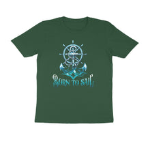 Load image into Gallery viewer, Born To Sail - Men&#39;s Half Sleeve Round Neck T-shirt
