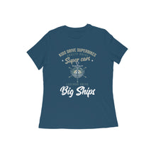 Load image into Gallery viewer, Legends Drive Big Ships - Women&#39;s Half Sleeve Round Neck T-shirt
