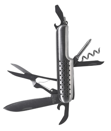 Jack Knife Multi-Purpose Knife 8 in 1 - Stainless steel